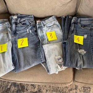 Womens Jeans wide leg (sz 0-3)